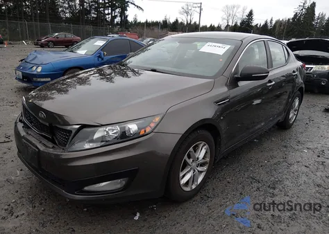 2013 Kia Optima Lx z USA, uszkodzony, nr VIN 5XXGM4A7XDG251571